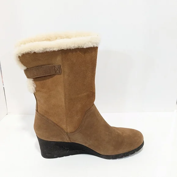 NWOT UGG Waterproof Edelina Wedge Boots - Picture 11 of 16